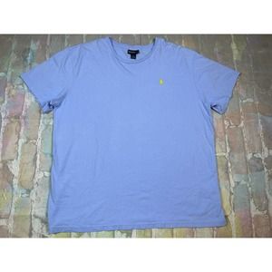 Vintage Polo by Ralph Lauren Men’s XL T-shirt Light Blue Single Stitch Rare Tee